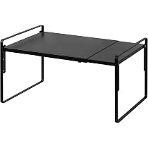Scaffale Espandibile Per Cucina - Organizzatore Regolabile Antiscivolo, In ABS, Salvaspazio
