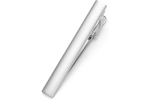 HONEY BEAR 1.97"/2.12"/2.36" Pinces à Cravate pour Homme Taille Normale Cravate,5cm/5.4cm/6cm pour Chemise Le Cadeau de Mariage Affaires