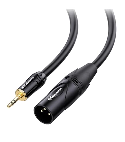 SiYear Câble Micro XLR Mâle 3 Broches Vers 3 Prises Femelles Mini XLR