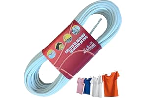 parpyon® Filo per stendere il bucato da esterno 20MT x d.4,5mm Resistente filo stendibiancheria per esterno Made in Italy Cavetto in Acciaio rivestito (Filo, 20MT)