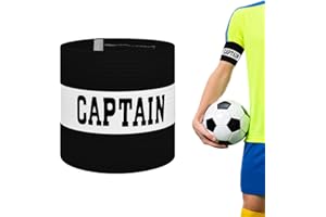 Mezeic Unisex Captain's Armband for Football, Adult & Junior Elastic Soccer Captain Armbands Team Sports Accessories
