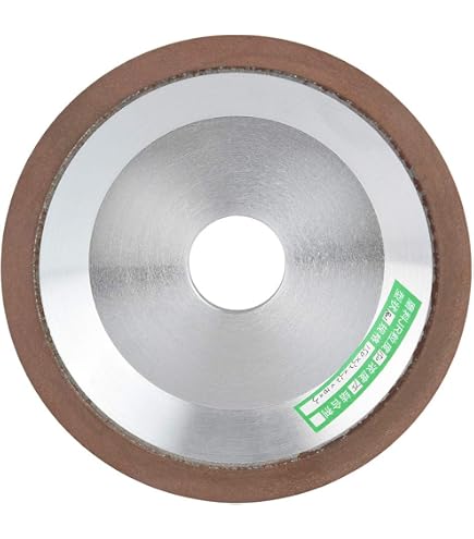 Disco De Diamante Con Resina 180 Grit Para Afilar - 100x20x10x4 Mm | Ideal Para Metales Duros Y Carburo