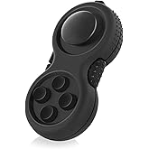 WTYCD Orijinal Fidget Oyuncak Oyunu, Kau&ccedil;uklaştırılmış Klasik Kontrol&ouml;r | 8-Fidget İşlevli ve Kordonlu Fidget Konsantrasyon O