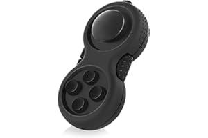 WTYCD Original Fidget Toy Game, Rubberized Classical Controller Fidget Concentration Toy with 8-Fidget Functions and Lanyard - Excellent for Relieving Stress and Anxiety