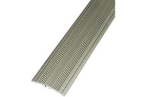 ZZLQIAN Aluminium Door Bars, 2Pack 900 × 50mm,Doorway Floor Threshold Transition Strip,Carpet Cover, Door Floor Edging Trim Profiles, Floor Joiners,Tiles to Laminate