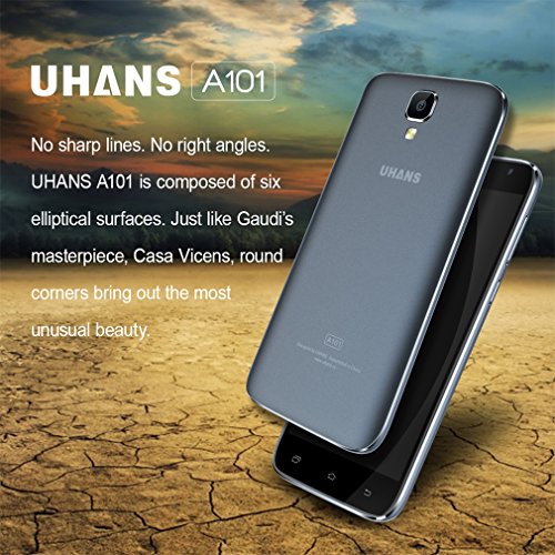 Barato UHANS A101 4G LTE Mobile Phone, 5.0'' Quad Core 1GB RAM + 8GB
ROM Android Smartphone,8MP Rear Camera, Dual SIM Free - Negro Descuento