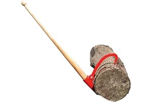 CROSSFER GMBH CROSSFER Wendehaken mit seitlicher Raste, Hakenlänge 133mm für Stammdurchmesser bis zu 50cm, Baumwender mit robustem Eschenstiel