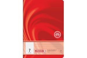 BRUNNEN Fontana 104570702 – Quaderno A5 Vivendi (16 fogli a quadretti, 7 mm, Rigatura 7)