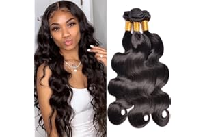 10A cheveux brésiliens vague de corps 3 faisceaux 18 20 22 pouces Msgem vague de corps faisceaux de cheveux 100% vierge non transformée vague de corps tissage de cheveux humains couleur naturelle