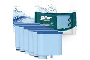 Sillar 4x Filtro de agua CLEANI para cafeteras Saeco y Philips | Compatible con Philips AquaClean CA6903/10 CA6903/22 CA6903 Filtro de cal, cartucho de filtro para cafeteras Saeco y Philips