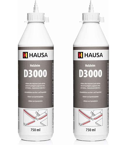 WOD24 Quick-Drying D3 Wood Glue, Waterproof, For Hardwood And Softwood