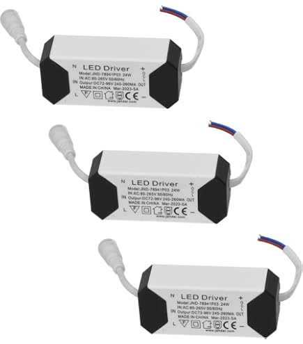 Transformador LED 3W-50W 300mA - Fuente De Alimentación A Corriente Constante, 110V-250V
