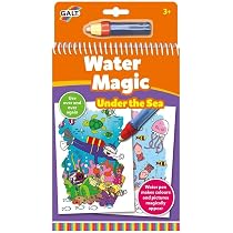 Galt Water Magic Space Malbuch – Wiederverwendbare Bilder Mit Wasserstift Für Kinder Ab 3 Jahren