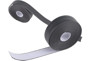 FOCKET Nastro adesivo PE striscia, sigillante impermeabile Nastro sigillante calafataggio per cucina, bagno, doccia, servizi igienici, parete (grigio scuro)(38 millimetri * 3.2M)