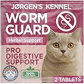100% Inner Herbal Parasite Tablet and Pill 2 Tablets for Jorgens Kennel Cat | Intestinal Health & Digestive Support