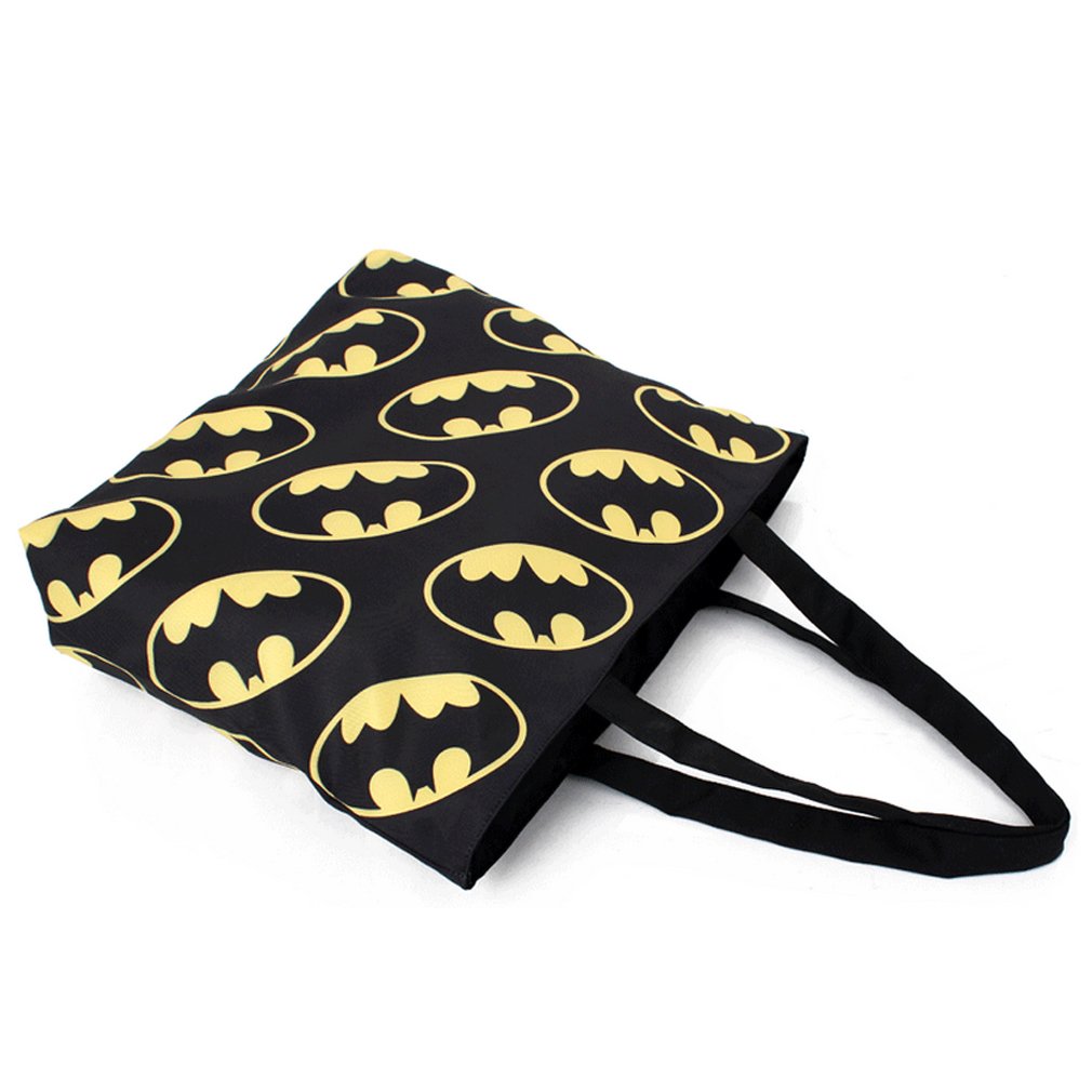 Thenice-Damen-Schultertasche-moderner-Retro-Druck-Einkaufstasche-Gr-M-Bat