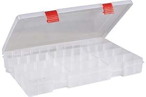 PLANO Rustrictor StowAway 3700 Boîte de rangement résistante à la rouille avec compartiments pour leurres de pêche, leurres durs et souples et crackbaits