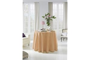 Acomoda Textil - Falda para Mesa Camilla Terciopelo, Redonda - Rectangular, Suave y Cálida de Invierno.(Redonda 100 cm, Visón)