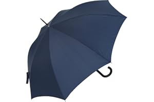 RS-VERSAND RS-Stockschirm groß stabil für Damen und Herren mit Automatik- Navy-blau