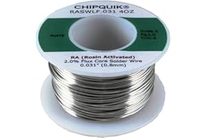 Chip Quik LF Fil à souder 96,5/3/0,5 Étain/argent/cuivre activé en colophane .031 113,4 g