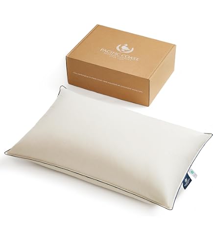 FluffCo Zen Kissen – Daunenersatz, 300 Fadendichte, Kingsize, Maschinenwaschbar