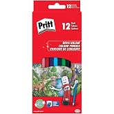 Pritt 12'li Uzun Kuru Boya Kalemi, 12 Renk