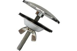 LIXIONGBAO Stainless Steel Kitchen Sink Hole Cover, 2 Inch Faucet Hole Cover Stainless Steel Kitchen Sink Tap Hole Plate Stopper Cover Blanking Metal Plug(Polished Chrome)