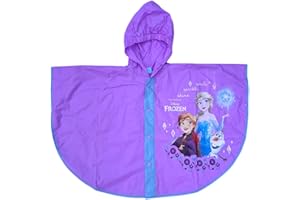 CARTOON Mantella pioggia Frozen Disney impermeabile per bambini antipioggia antivento