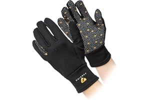 Shires Aubrion Patterson Womens Winter Gloves - Black