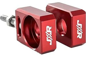 JXRACING JXR Axle Chain Adjuster Tensioner Blocks for Surron Light Bee Talaria Sting + R (Red)