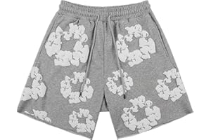 Mayamiyasa Modemarke D T Drucktrikot, 2 Teiliges Sommer Trainingsanzug, Jogginganzug, Cotton T-Shirt, Sommershorts, Sommer - T - Shirt, Unisex - Sweatshirt - Set, Oberteil und Shorts, Größen S-XL