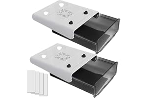 MNSZCN Schublade unter Schreibtisch,Selbstklebende Unter Schreibtisch Speicher Schubladen Versteckte Mehrzweck Unter Schreibtisch Aufbewahrungsbox Desktop Organizer Schublade für Home Office und Schule