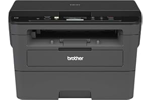 ‎BROTHER Brother DCP-L2530DW Kompaktes 3-in-1 S/W-Multifunktionsgerät (30 Seiten/Min.,64MB,Drucken,Scannen,Kopieren,A4,echte 1.200x1.200 dpi, Duplexdruck, 250 Blatt Papierkassette,USB 2.0) Dunkelgrau/Schwarz
