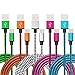 Produktbild iRoundy USB Type C Kabel , 5 Pack Nylon Geflochten Typ C Ladekabel auf USB 3.1 für LeTV 1 Pro Moto Z Force, LG G5, Nexus 6P 5X, HTC 10, Oneplus 2 3 und mehr