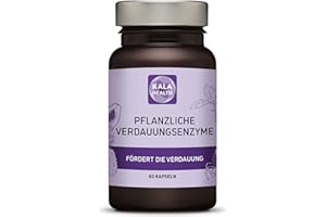 ‎KALA HEALTH Pflanzliche Verdauungsenzyme von Kala Health - Pflanzenbasierte hochaktive Enzyme aus der Fermentation - Stabile Enzyme, Magensäure für eine optimale Aufnahme - optimieren den Abbau von Lebensmitteln