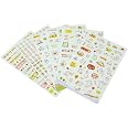 6 Blätter Kawaii Tagebuch-Sticker – Süße Aufkleber Für DIY, Journaling & Deko