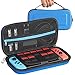 Produktbild Tasche für Nintendo Switch, Case Reiseetui Hülle (Slim Version) mit Netztasche und Reißverschluss - Wasserabweisend in Blau