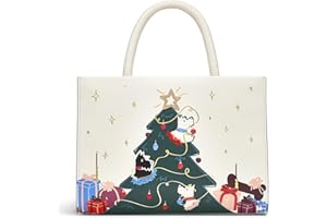 RADLEY London Picture Bag - Jolly And Bright - Small Satchel: Ideal Christmas Purse Crossbody Purse Satchel Bags for Women Leather Purse, Kreide