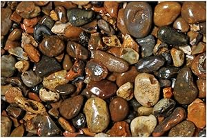 Charles Watson 20mm Lydd Pebbles - Naturally Rounded Brown, Grey & Cream - Polybag - Approx 23kg