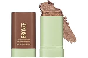 ‎OFANYIA Ofanyia Cream Bronzer Stick, Unique Roating Design Multi-Use Bronzer Stick, Lightweight Easy to Blend Cream Bronzer, Velvet Matte Texture Bronzer Face Stick (4# Beach Glow)