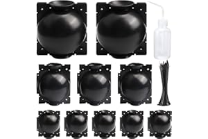 XSHAO® 10 Pièces Boule de Marcottage, Boule Marcottage Aerien avec 50 Attaches Fil Nylon et Bouteille D'arrosage de 250 ML, Outil de Greffage de Boule D'enracinement pour Plantes et Fleurs