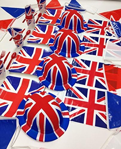 Royal Wedding Union Jack Party Tableware Decorations Pack