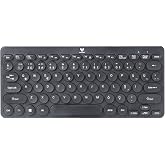 Blueforce Bt-k95 2,4Ghz Wireless+Bluetooth Kablosuz Sessiz Klavye Siyah &Ccedil;ift Modlu Telefon Tablet Mac Uyumlu