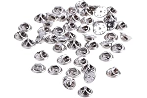 ULTNICE 50pcs Farfalla Pin Distintivi in Ottone Farfalla Pin Insignia Frizioni Pin Spalle Sostituzione della Frizione