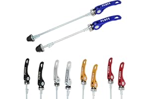 PLATTBK Cierres Rápidos para Bicicletas,Cierre Rueda Eje Trasero Eje Delantero para Bicicleta de Carretera MTB