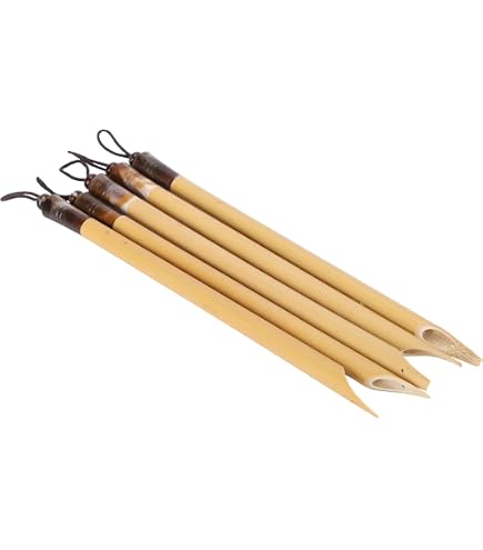 2er Set Bambus Tauchstifte  Kalligraphie Stifte Fr Links- Und  Rechtsschrge Schrift