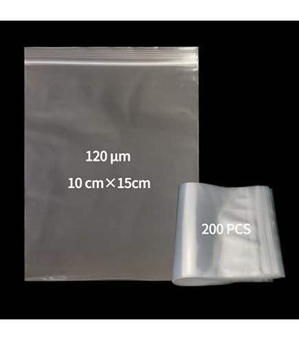 Sacchetti Richiudibili In Polietilene Trasparente Con Chiusura - Foto 4