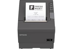Epson TM T88V Imprimante à reçu N&B thermique en ligne Rouleau (8 cm) jusqu'à 300 mm/sec série, USB