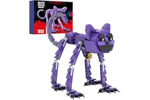 Kouipoie 354PCS Smiling Building Block Toys, Regalo di Compleanno per Bambini e Bambina di 5 e 6 e 7+ Anni, Simpatici Giocattoli a Blocchi di Halloween Cat Nap e Dog Day. (Cat)