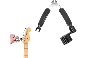 VOOVEN Guitar String Winder, 3-in-1 Guitar String Adjuster, Multifunctional Guitar String Cutter, Guitar String Pin Puller, Used for Instrument Repair